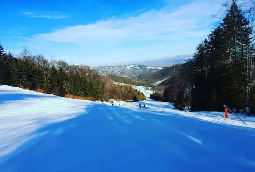 Ski areál Severka v Dolní Lomné
