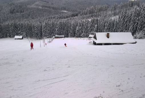 Ski areál Kociánka v Beskydech