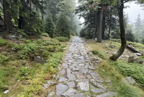 Turistický chodník na Sněžku