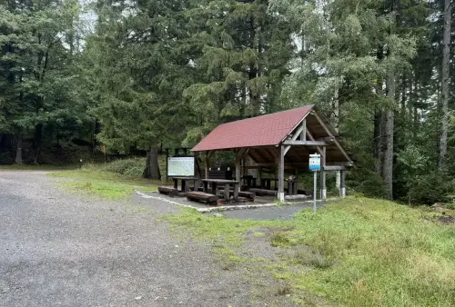 Výstup na Sněžku - turistický přístřešek