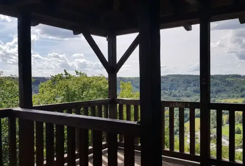 Zřícenina hradu Vikštejn - vyhlídková věž