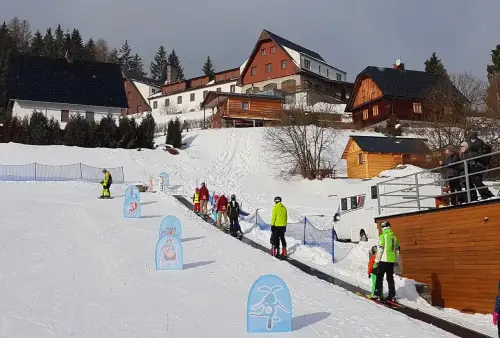 Skiareál Kopřivná - dětská sjezdovka