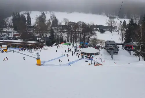 Skiareál Kopřivná - sjezdovka