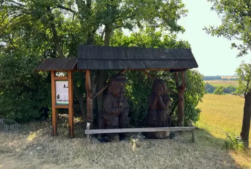 Maršálkův dřevěný větrný mlýn v Partutovicích