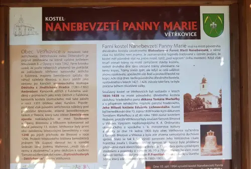 Kostel Nanebevzetí Panny Marie ve Větřkovicích