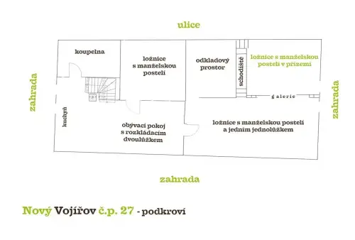 Chalupa Nový Vojířov č.p. 27
