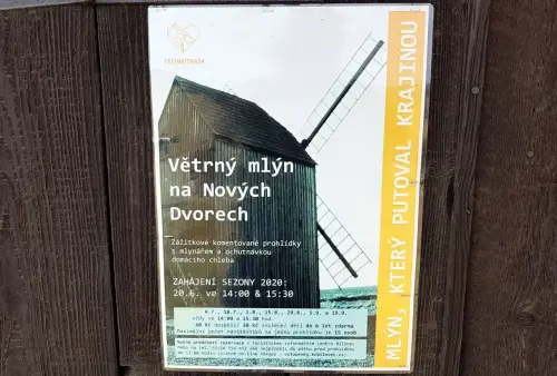 Větrný mlýn v Horním Novém Dvoře