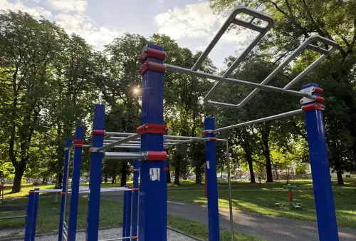 Workoutové hřiště (ul. Ševčenkova) v Ostravě-Vítkovicích